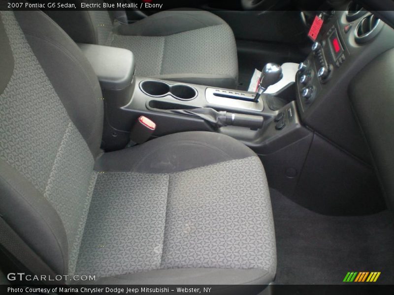 Electric Blue Metallic / Ebony 2007 Pontiac G6 Sedan