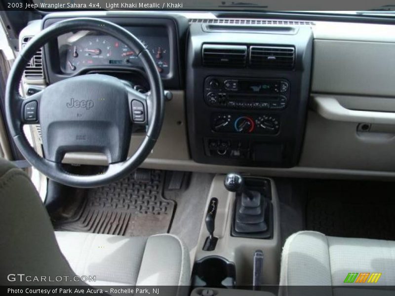 Light Khaki Metallic / Khaki 2003 Jeep Wrangler Sahara 4x4