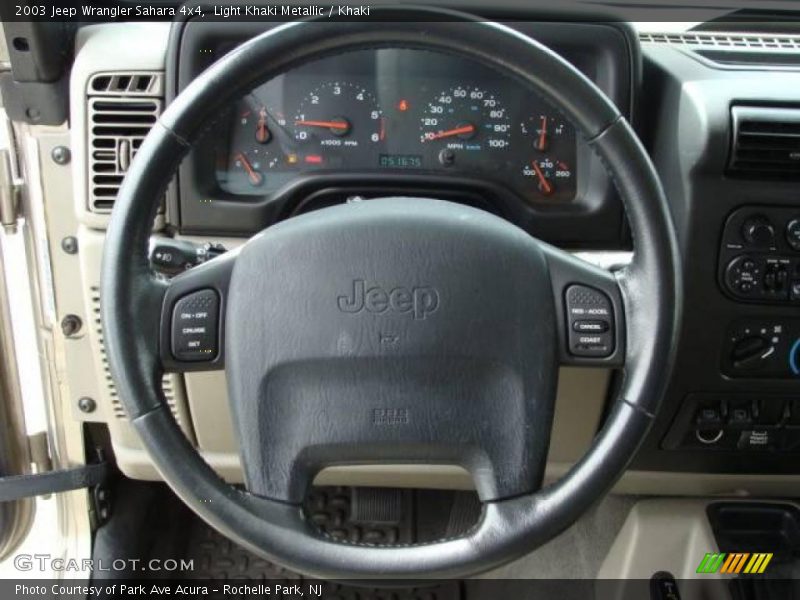 Light Khaki Metallic / Khaki 2003 Jeep Wrangler Sahara 4x4