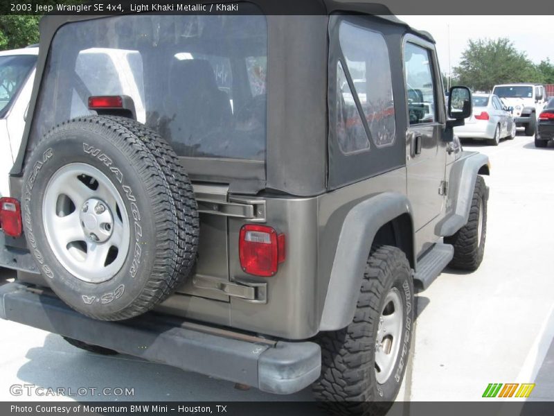 Light Khaki Metallic / Khaki 2003 Jeep Wrangler SE 4x4