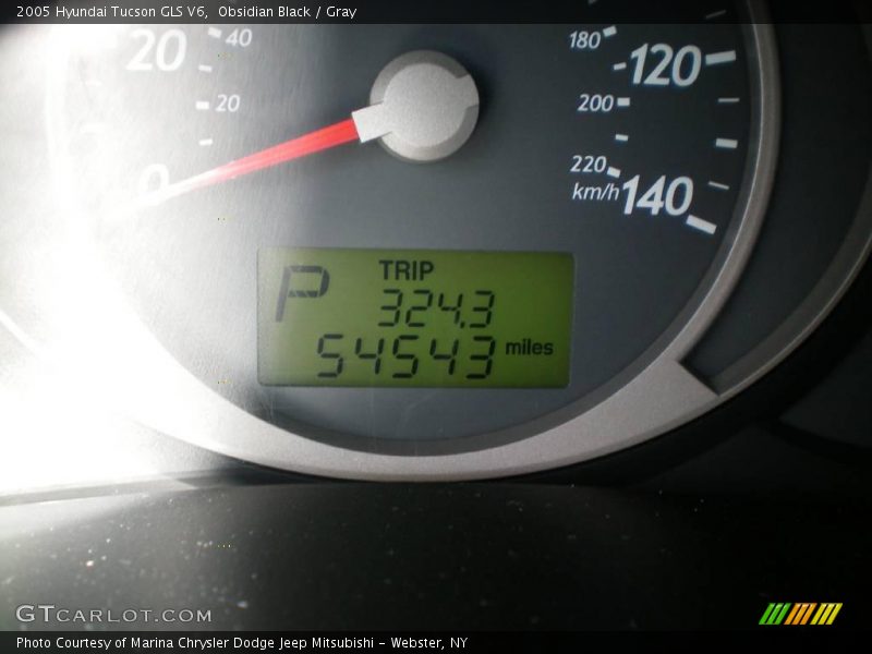 Obsidian Black / Gray 2005 Hyundai Tucson GLS V6