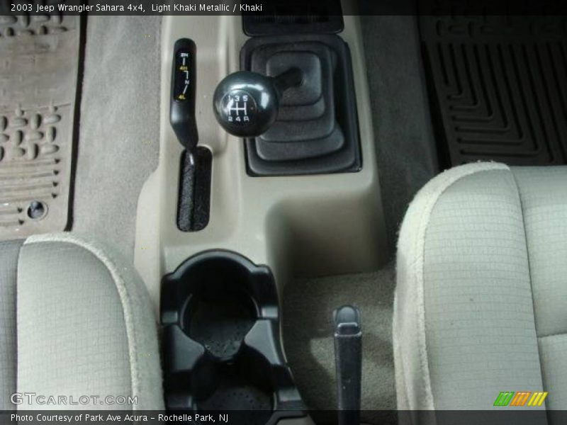 Light Khaki Metallic / Khaki 2003 Jeep Wrangler Sahara 4x4