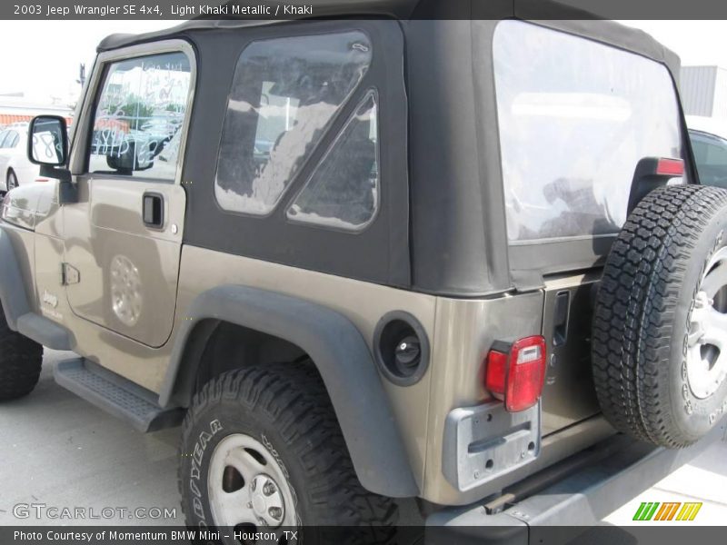 Light Khaki Metallic / Khaki 2003 Jeep Wrangler SE 4x4