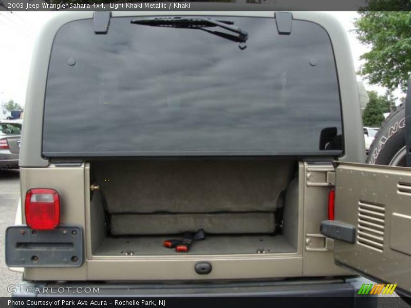 Light Khaki Metallic / Khaki 2003 Jeep Wrangler Sahara 4x4