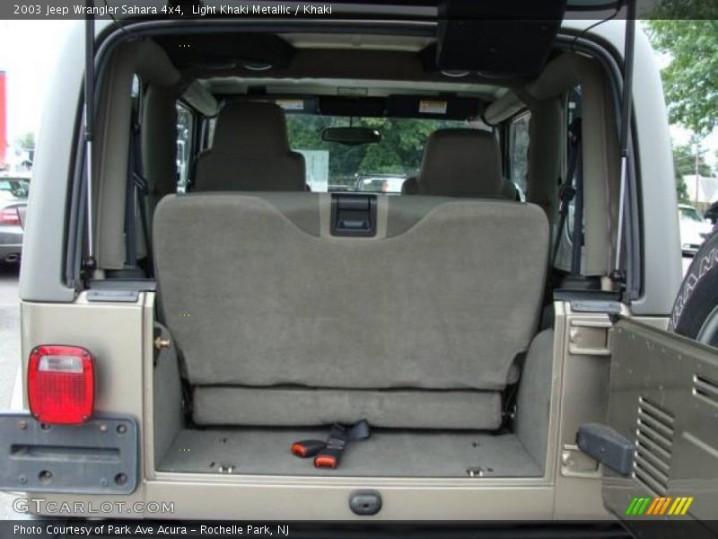 Light Khaki Metallic / Khaki 2003 Jeep Wrangler Sahara 4x4