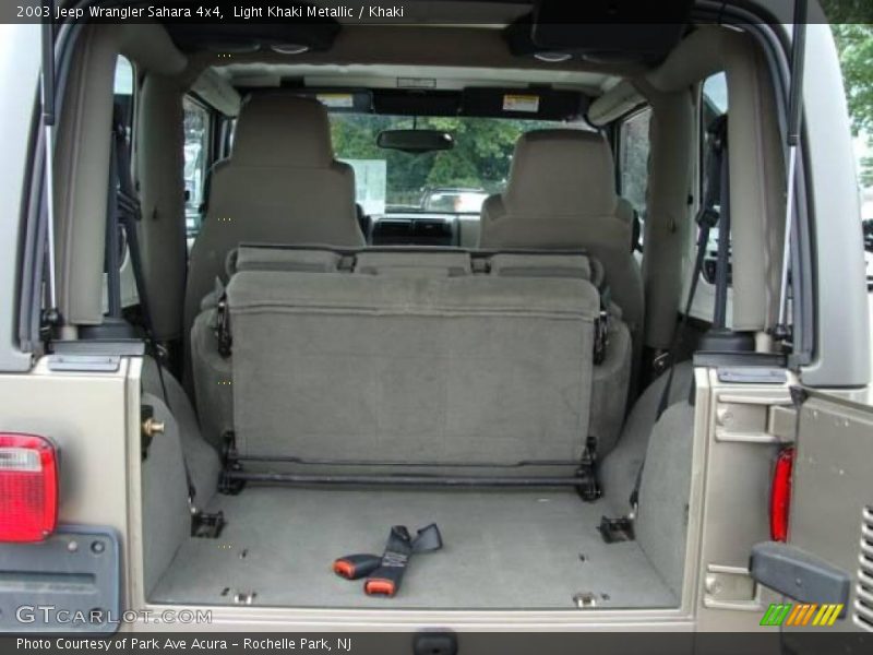 Light Khaki Metallic / Khaki 2003 Jeep Wrangler Sahara 4x4