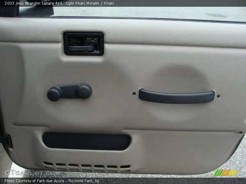 Light Khaki Metallic / Khaki 2003 Jeep Wrangler Sahara 4x4