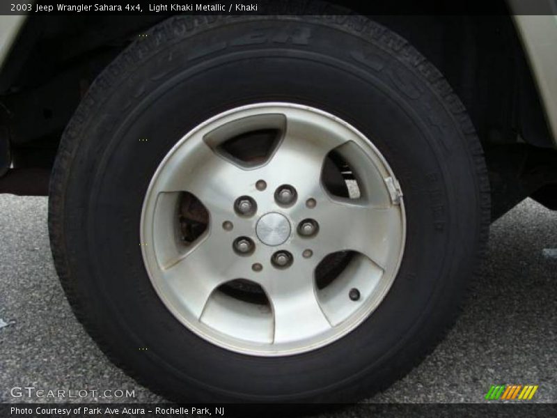 Light Khaki Metallic / Khaki 2003 Jeep Wrangler Sahara 4x4