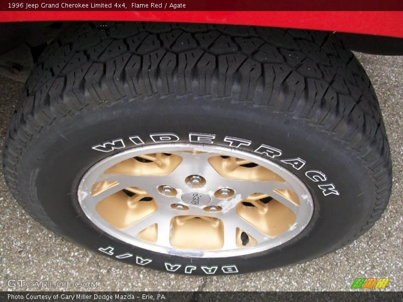 Flame Red / Agate 1996 Jeep Grand Cherokee Limited 4x4