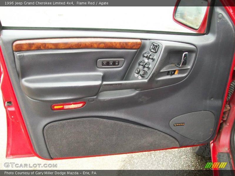 Flame Red / Agate 1996 Jeep Grand Cherokee Limited 4x4