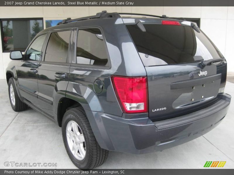 Steel Blue Metallic / Medium Slate Gray 2007 Jeep Grand Cherokee Laredo