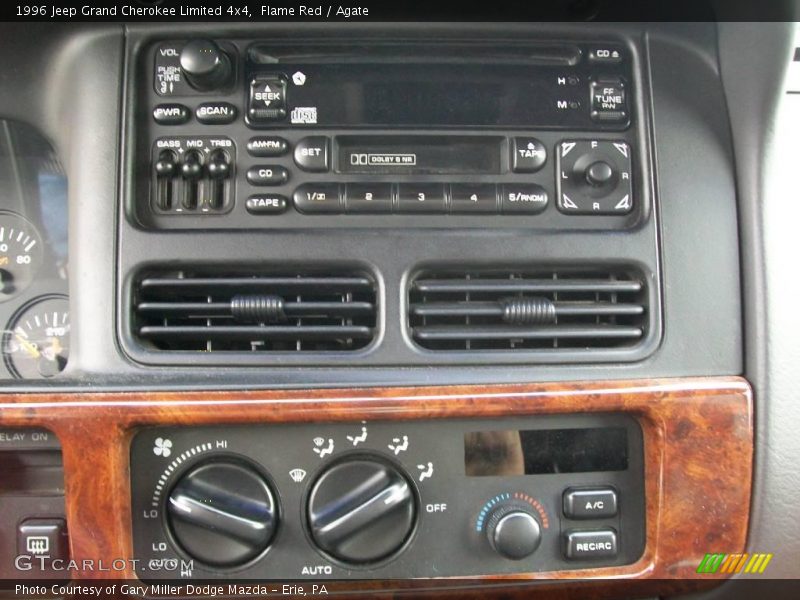 Flame Red / Agate 1996 Jeep Grand Cherokee Limited 4x4