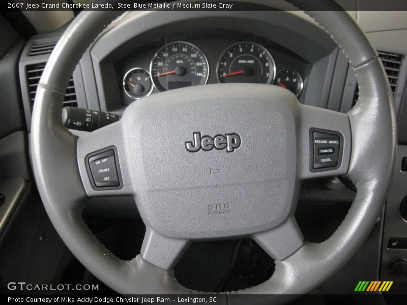 Steel Blue Metallic / Medium Slate Gray 2007 Jeep Grand Cherokee Laredo