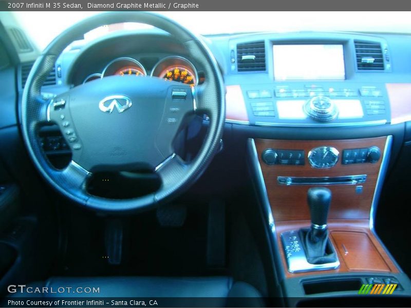 Diamond Graphite Metallic / Graphite 2007 Infiniti M 35 Sedan