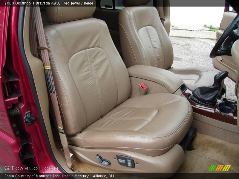 Red Jewel / Beige 2000 Oldsmobile Bravada AWD