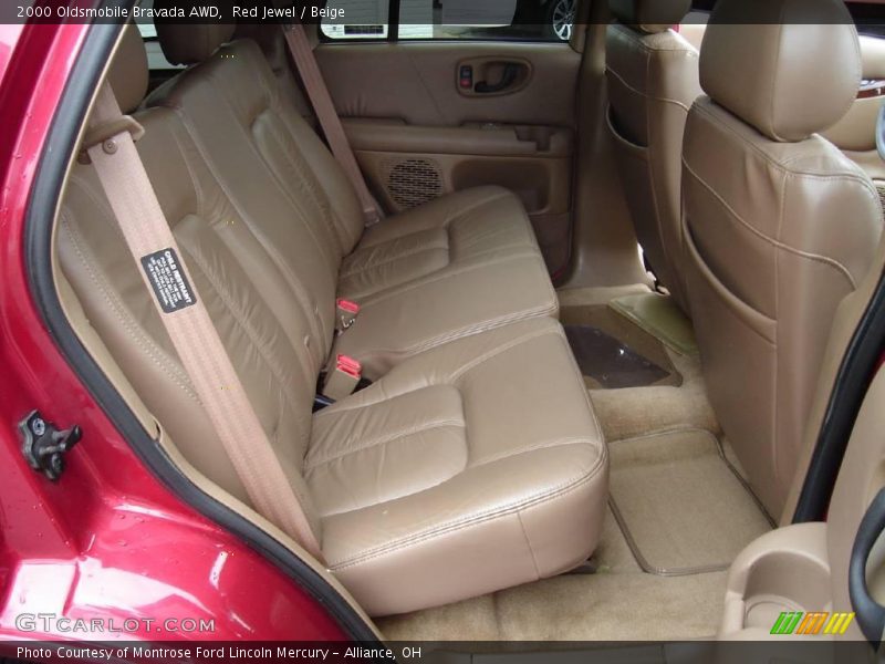 Red Jewel / Beige 2000 Oldsmobile Bravada AWD