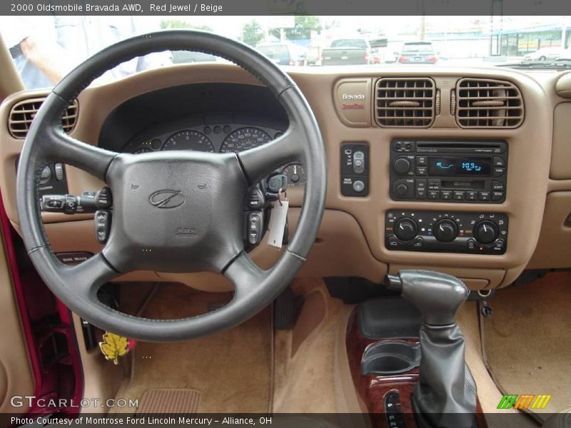 Red Jewel / Beige 2000 Oldsmobile Bravada AWD