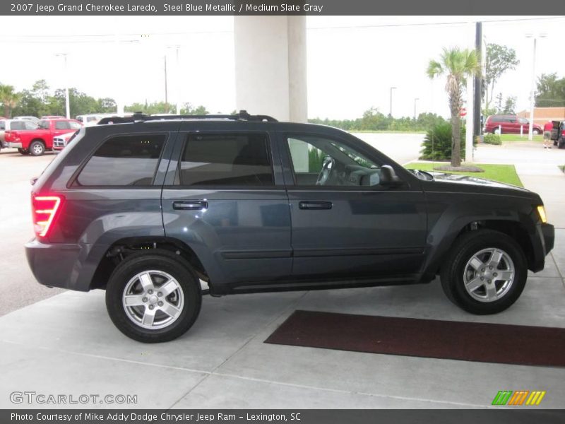Steel Blue Metallic / Medium Slate Gray 2007 Jeep Grand Cherokee Laredo