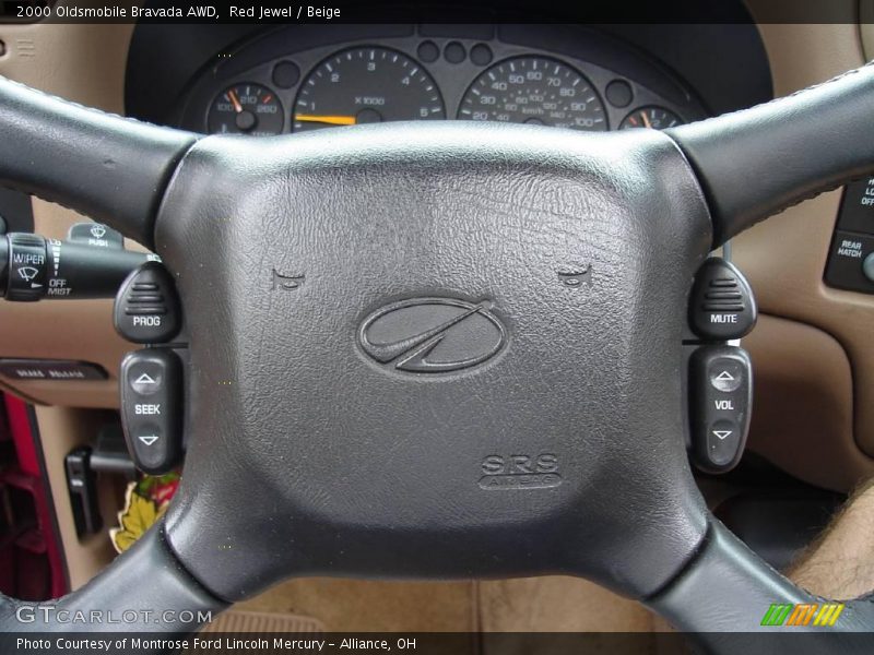 Red Jewel / Beige 2000 Oldsmobile Bravada AWD