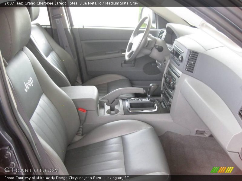 Steel Blue Metallic / Medium Slate Gray 2007 Jeep Grand Cherokee Laredo