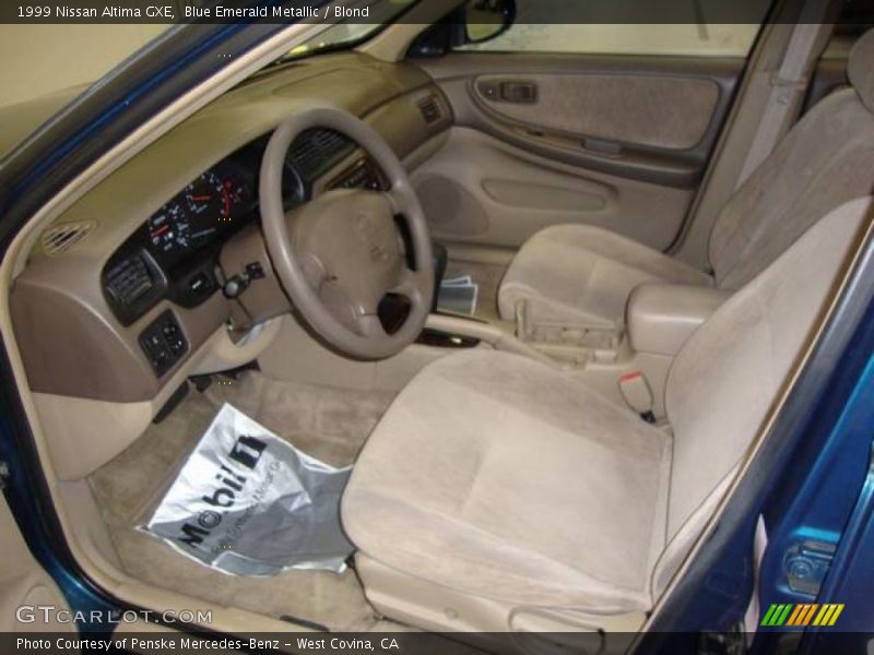 Blue Emerald Metallic / Blond 1999 Nissan Altima GXE