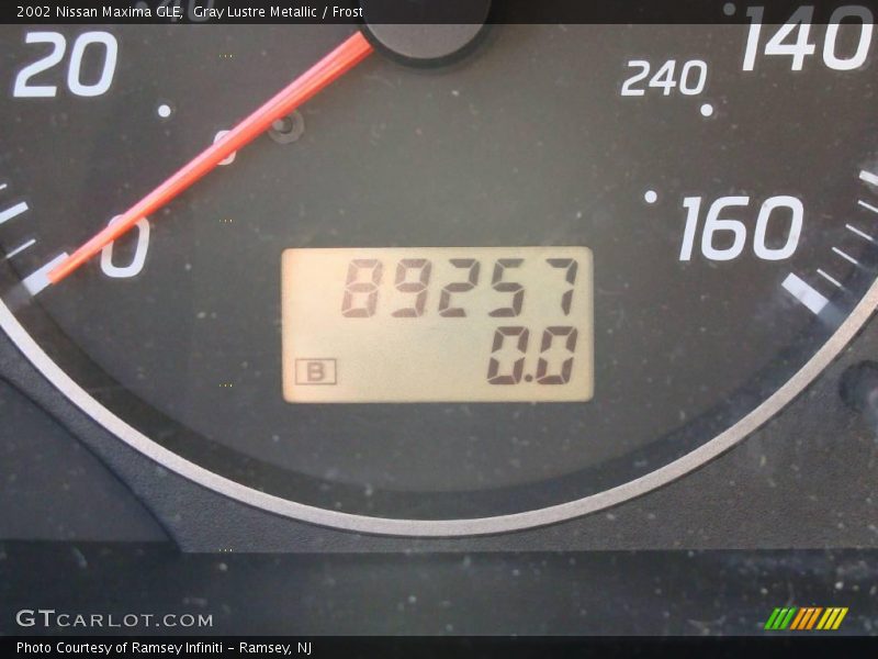 Gray Lustre Metallic / Frost 2002 Nissan Maxima GLE