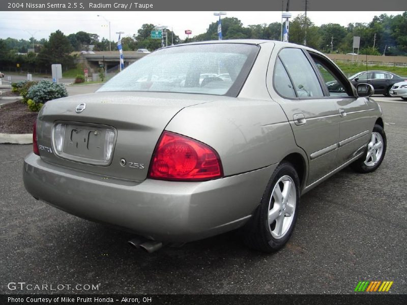 Radium Gray / Taupe 2004 Nissan Sentra 2.5 S
