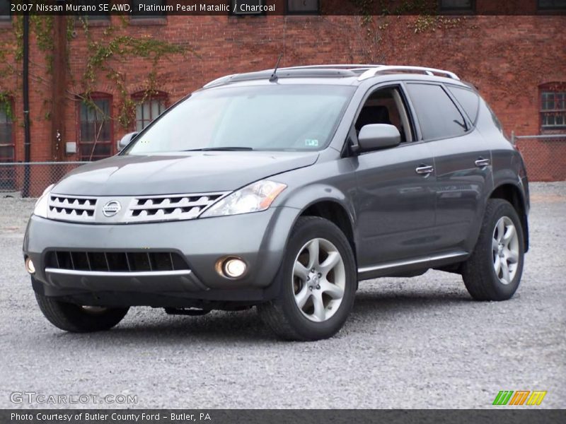 Platinum Pearl Matallic / Charcoal 2007 Nissan Murano SE AWD