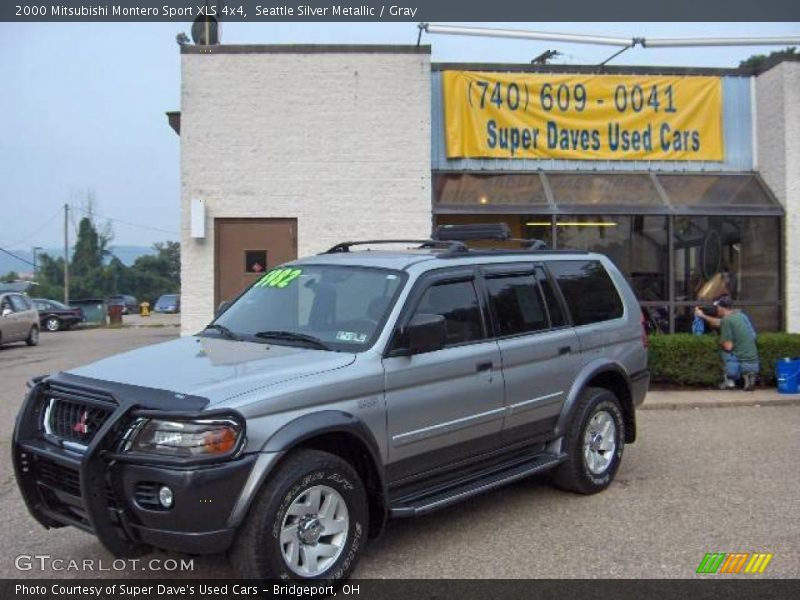 Seattle Silver Metallic / Gray 2000 Mitsubishi Montero Sport XLS 4x4