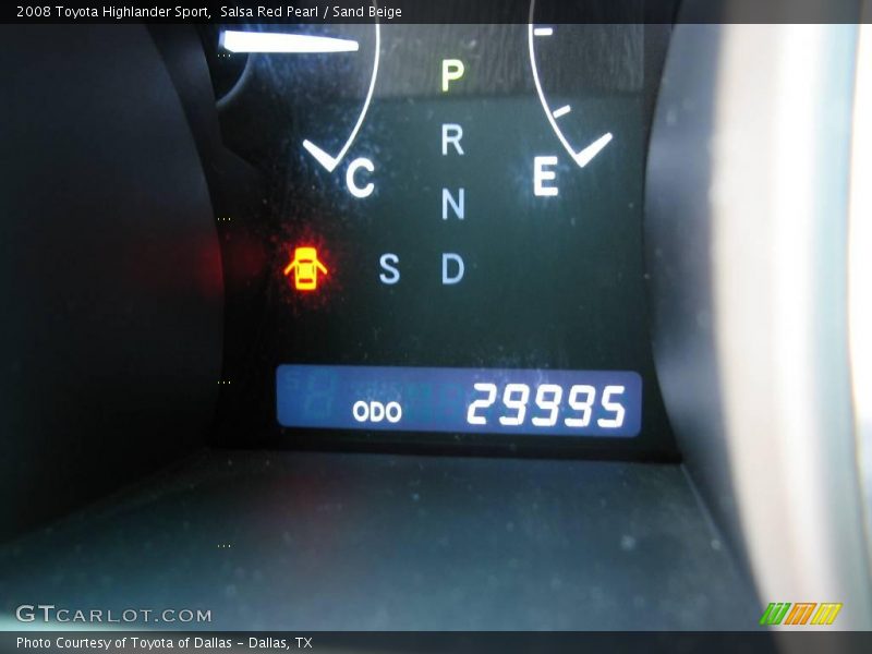 Salsa Red Pearl / Sand Beige 2008 Toyota Highlander Sport