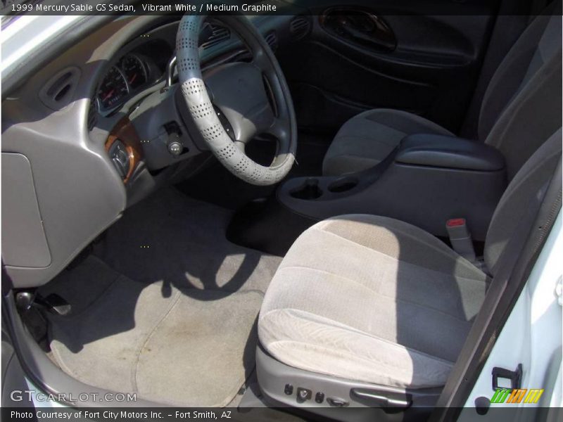 Vibrant White / Medium Graphite 1999 Mercury Sable GS Sedan