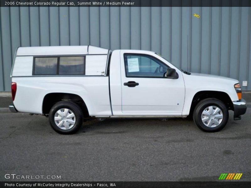 Summit White / Medium Pewter 2006 Chevrolet Colorado Regular Cab