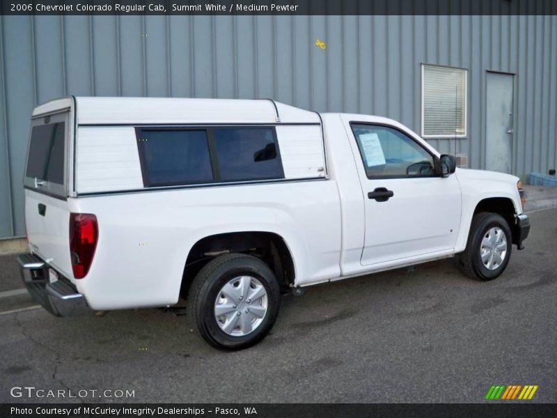 Summit White / Medium Pewter 2006 Chevrolet Colorado Regular Cab