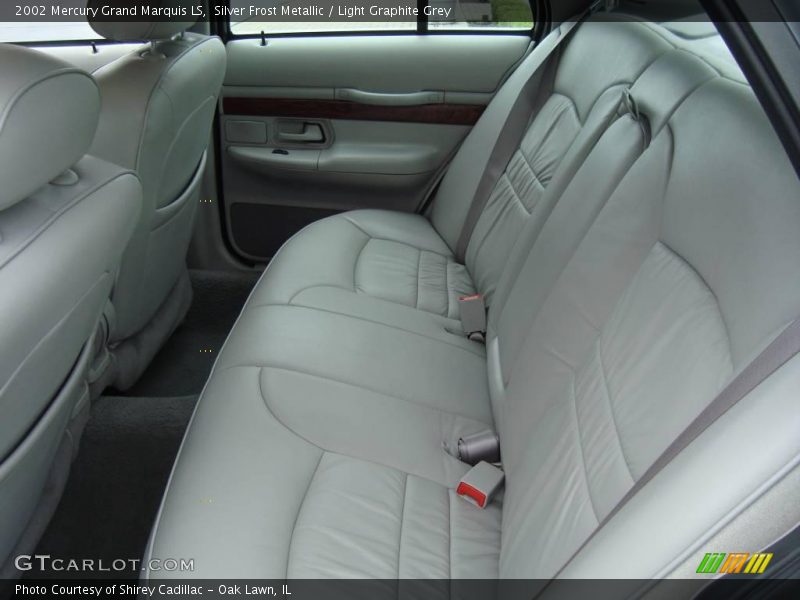 Silver Frost Metallic / Light Graphite Grey 2002 Mercury Grand Marquis LS