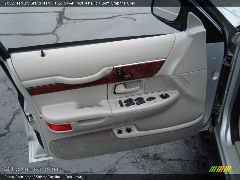 Silver Frost Metallic / Light Graphite Grey 2002 Mercury Grand Marquis LS