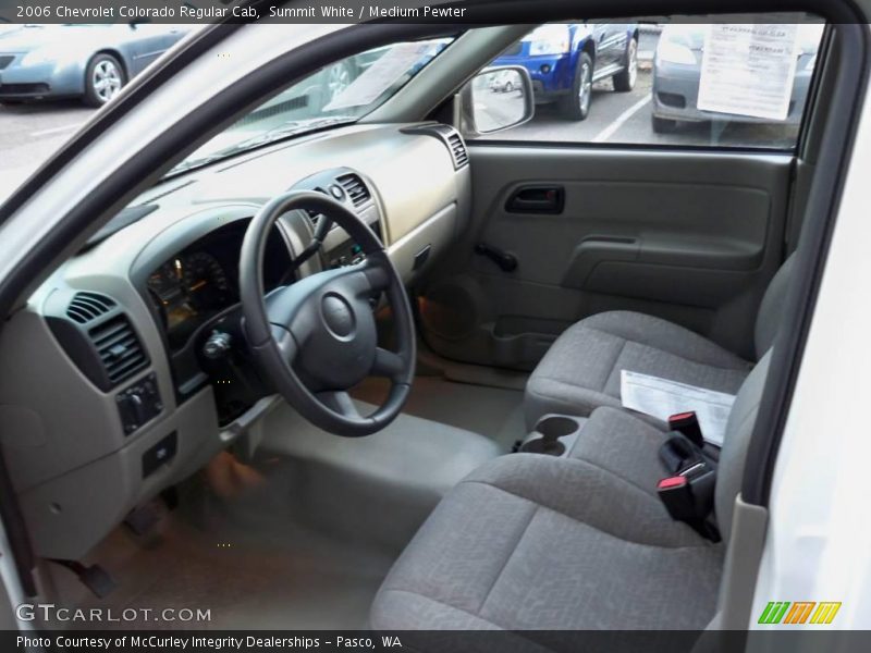Summit White / Medium Pewter 2006 Chevrolet Colorado Regular Cab