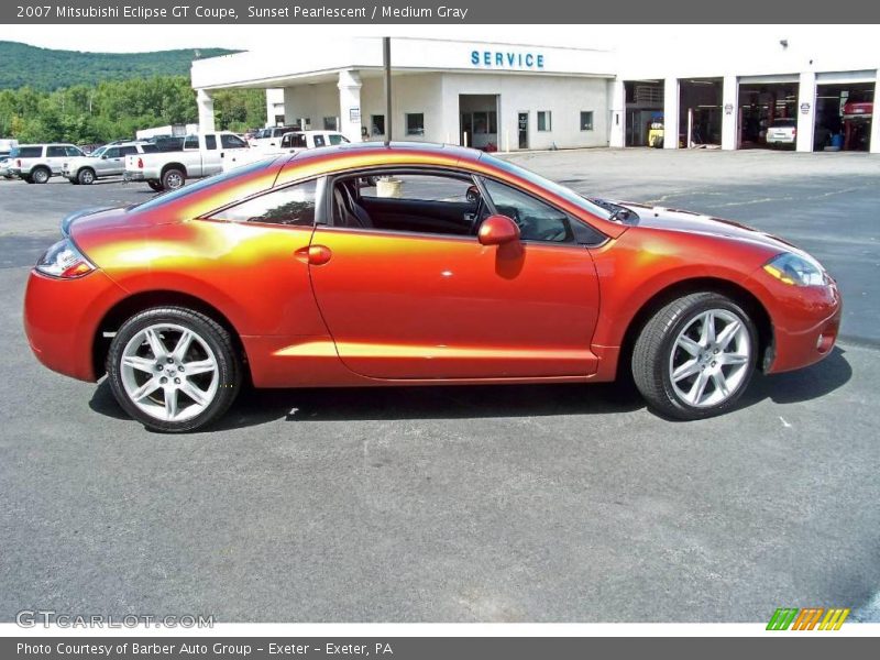 Sunset Pearlescent / Medium Gray 2007 Mitsubishi Eclipse GT Coupe