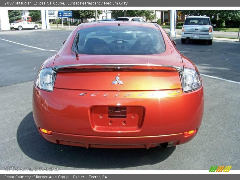Sunset Pearlescent / Medium Gray 2007 Mitsubishi Eclipse GT Coupe