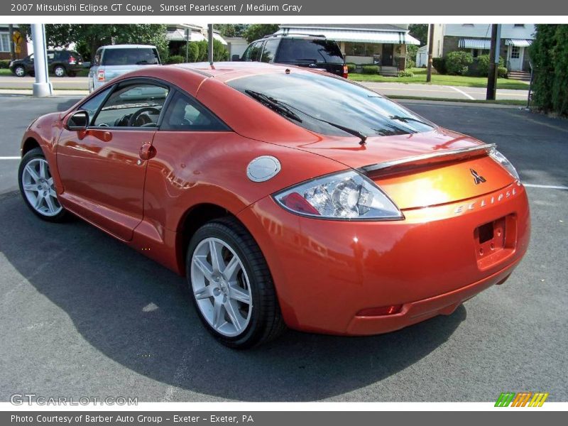 Sunset Pearlescent / Medium Gray 2007 Mitsubishi Eclipse GT Coupe