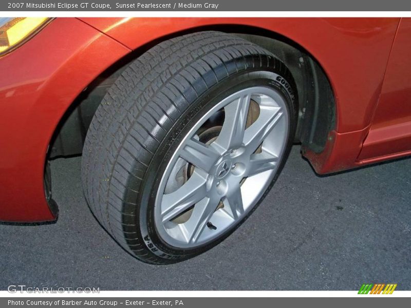 Sunset Pearlescent / Medium Gray 2007 Mitsubishi Eclipse GT Coupe