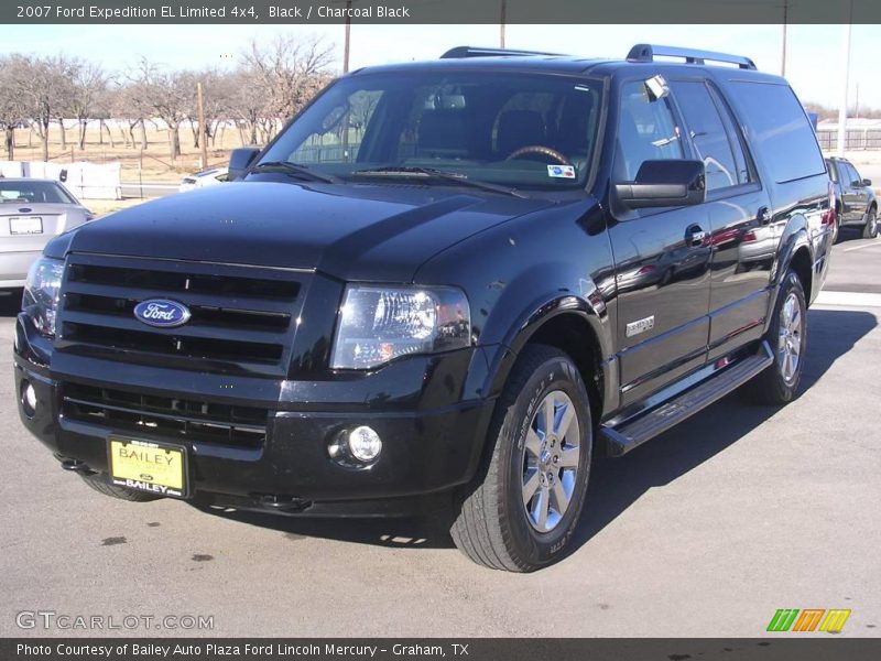 Black / Charcoal Black 2007 Ford Expedition EL Limited 4x4