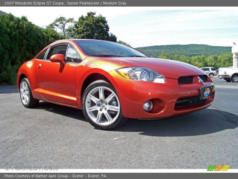 Sunset Pearlescent / Medium Gray 2007 Mitsubishi Eclipse GT Coupe