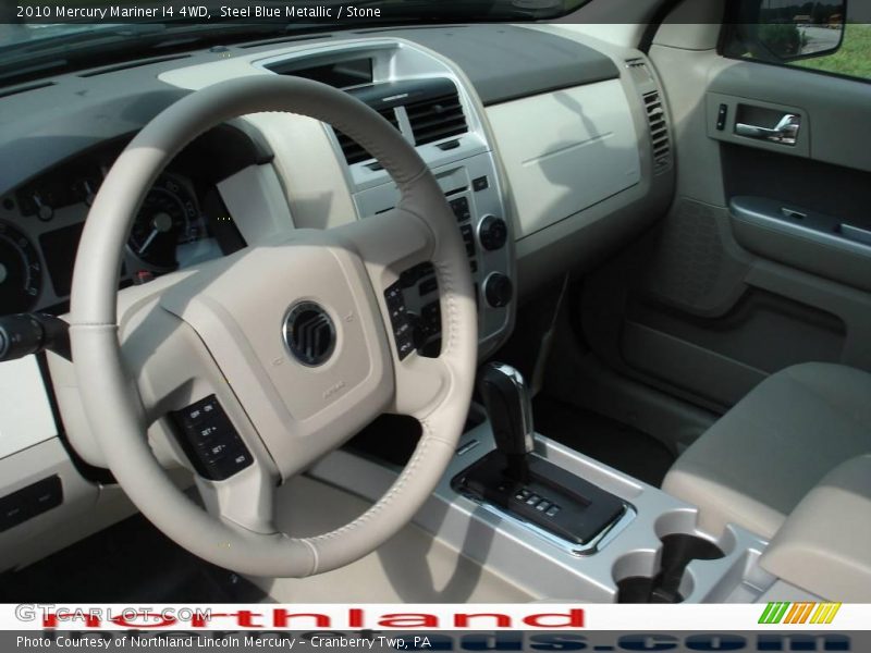Steel Blue Metallic / Stone 2010 Mercury Mariner I4 4WD