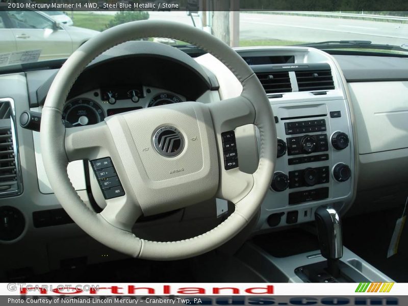 Steel Blue Metallic / Stone 2010 Mercury Mariner I4 4WD