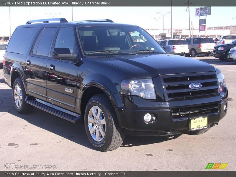Black / Charcoal Black 2007 Ford Expedition EL Limited 4x4