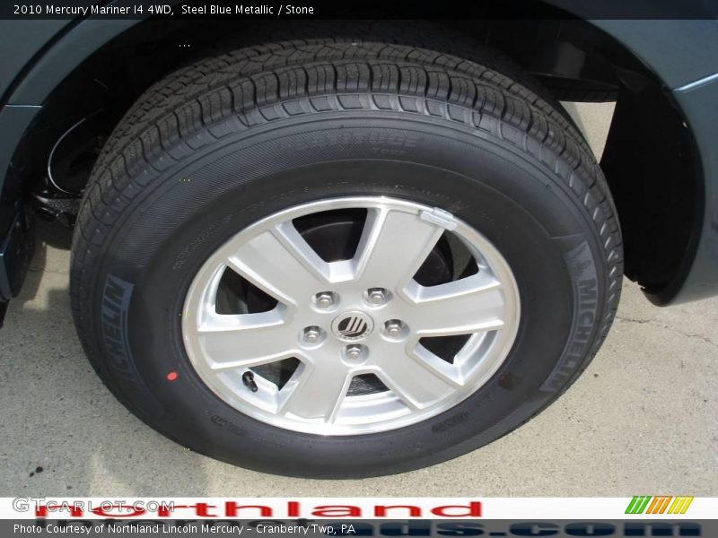 Steel Blue Metallic / Stone 2010 Mercury Mariner I4 4WD