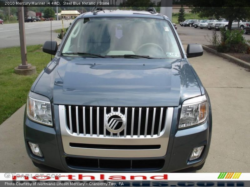 Steel Blue Metallic / Stone 2010 Mercury Mariner I4 4WD
