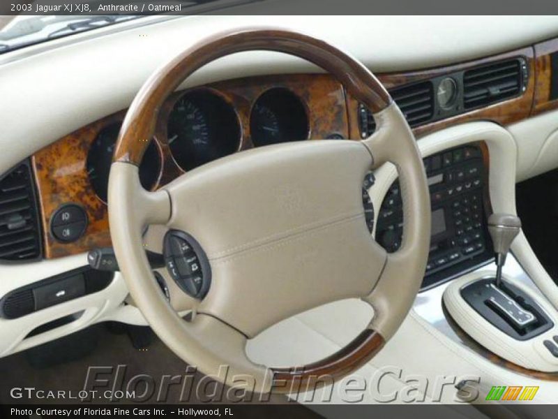 Anthracite / Oatmeal 2003 Jaguar XJ XJ8
