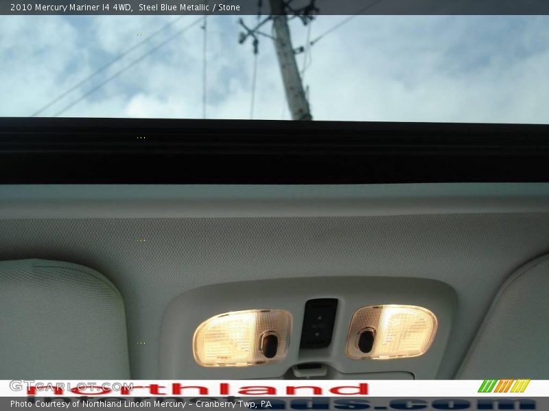Steel Blue Metallic / Stone 2010 Mercury Mariner I4 4WD