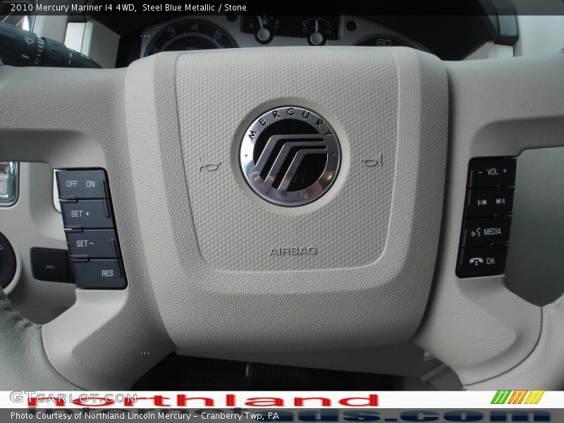 Steel Blue Metallic / Stone 2010 Mercury Mariner I4 4WD